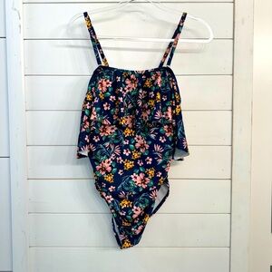 Pinkblush maternity swimsuit, small, one piece, floral